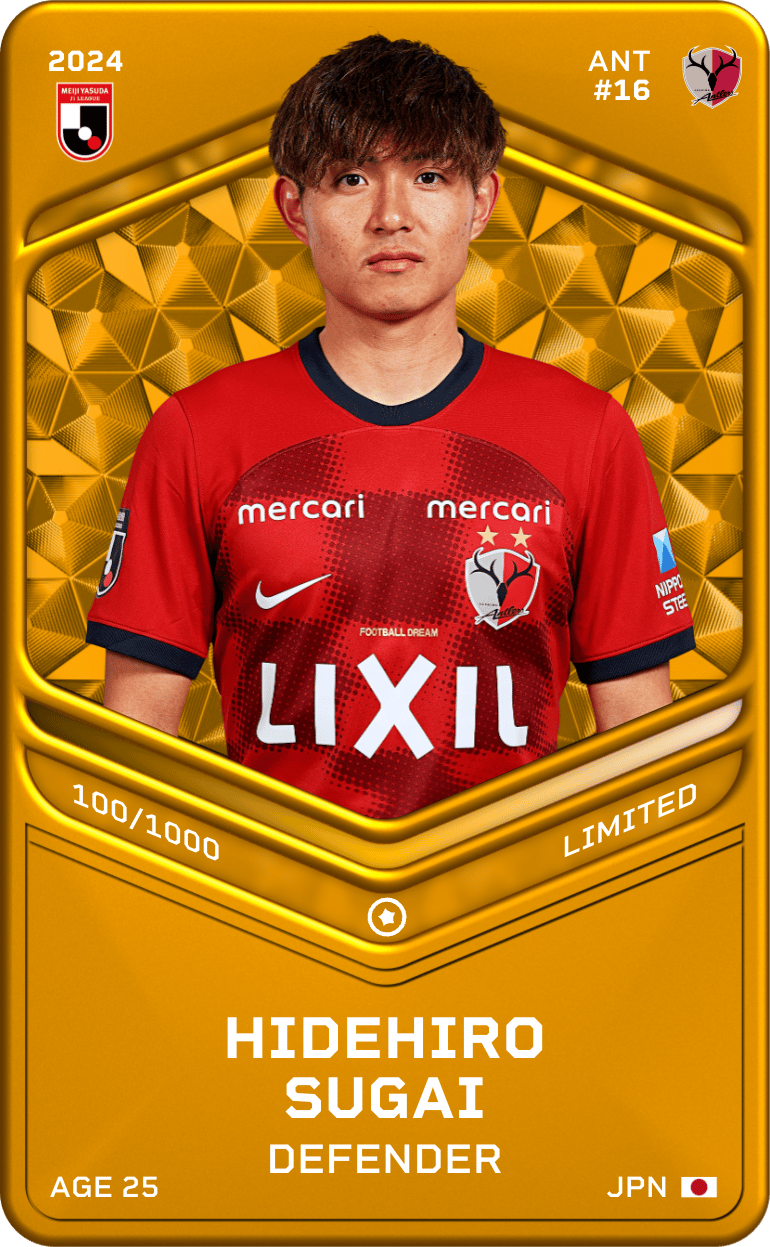 Hidehiro Sugai 2024-25 • Limited 100/1000