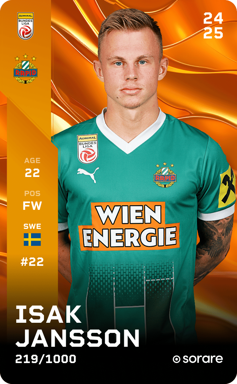 Isak Jansson 2024-25 • Limited 219/1000