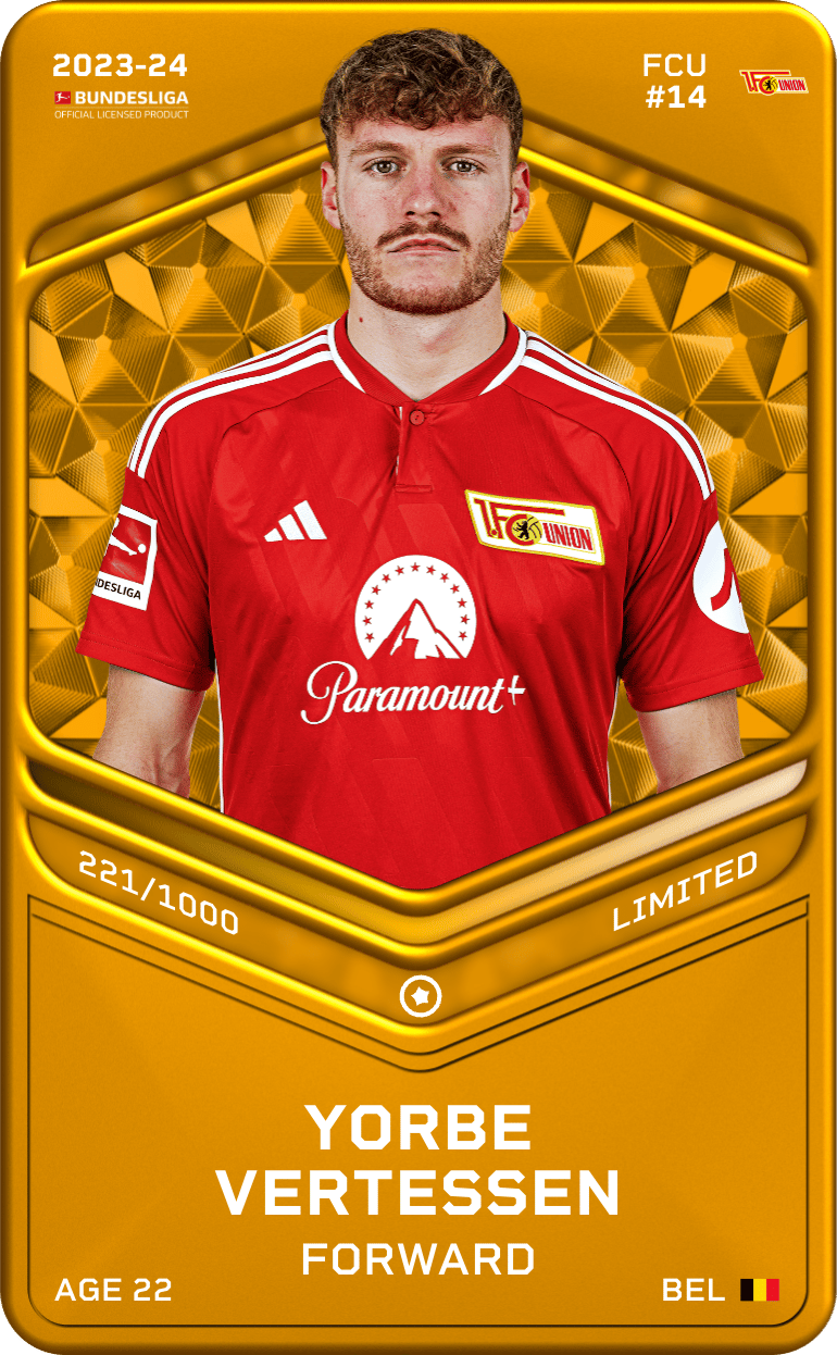 Yorbe Vertessen 2023-24 • Limited 221/1000