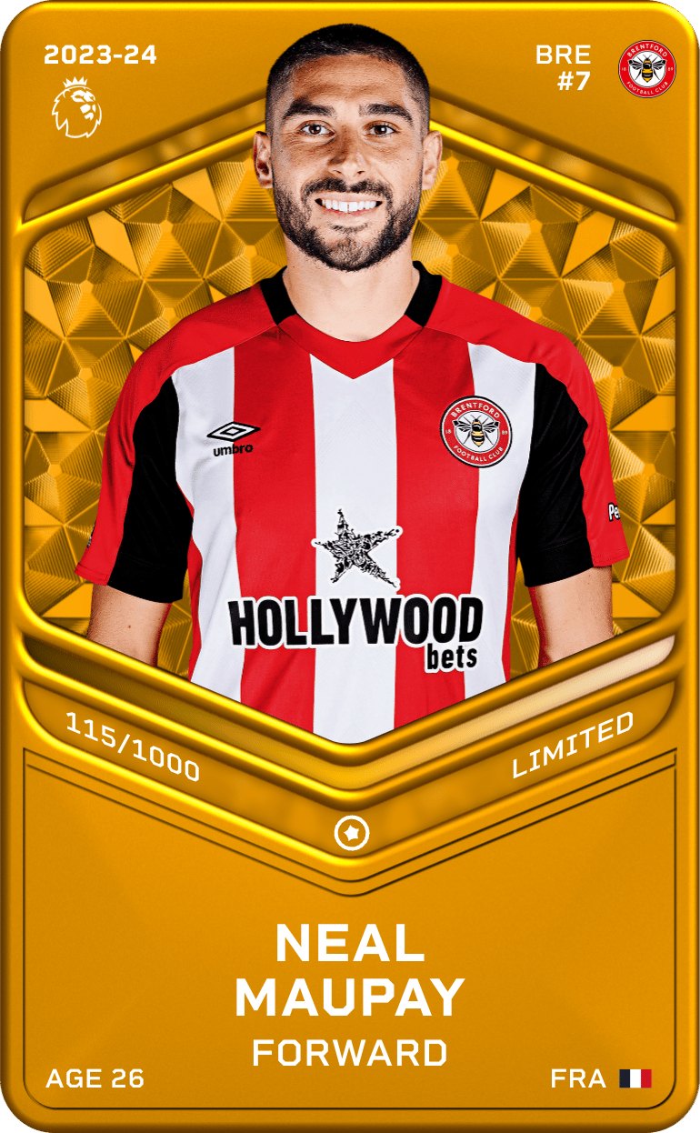 Neal Maupay 2023-24 • Limited 115/1000