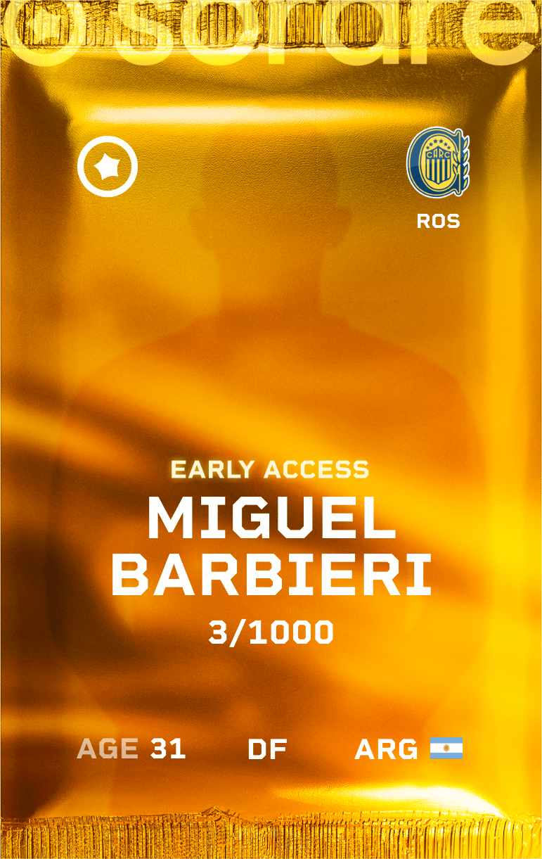 Miguel Barbieri 2025-26 • Limited 3/1000
