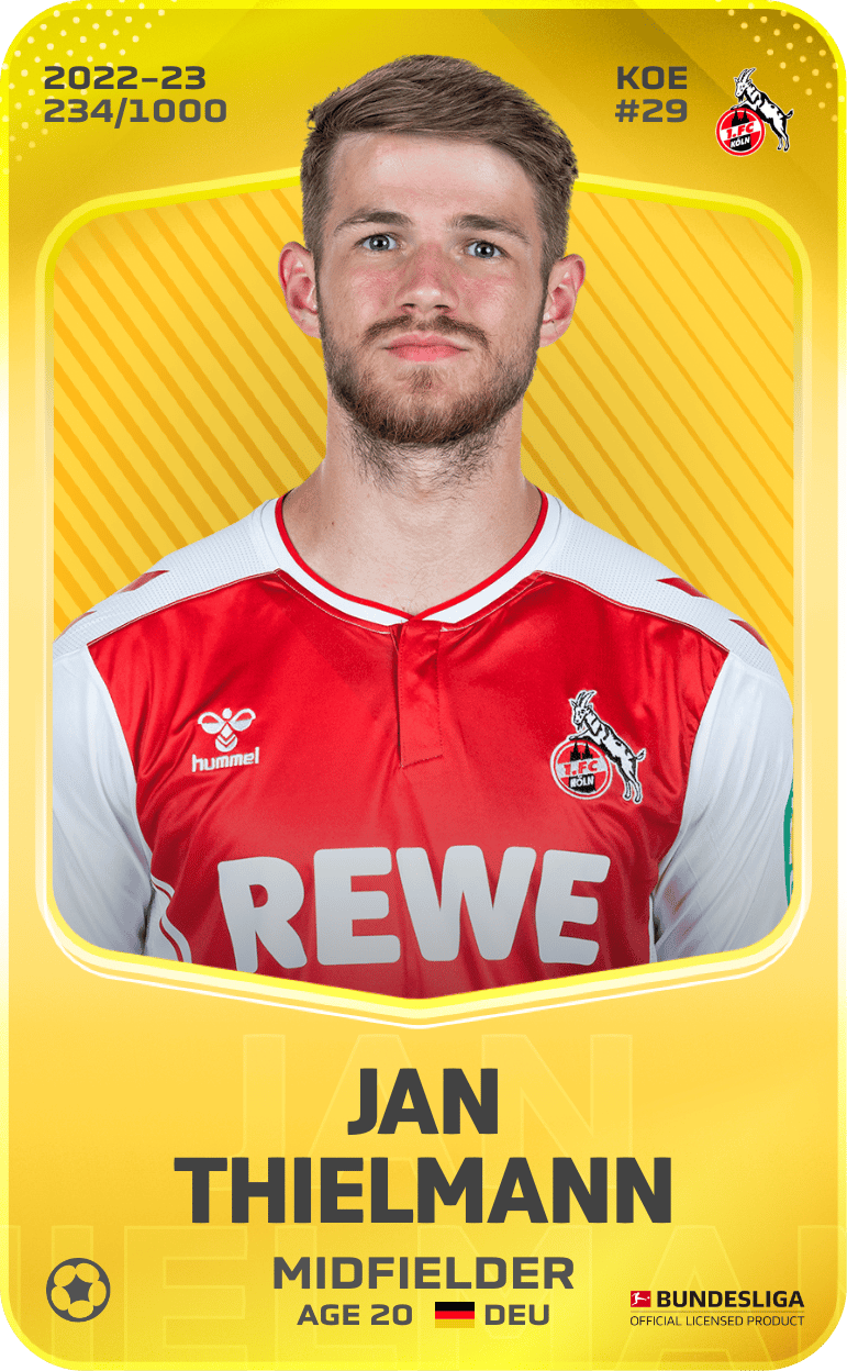 Jan Thielmann 2022-23 • Limited 234/1000