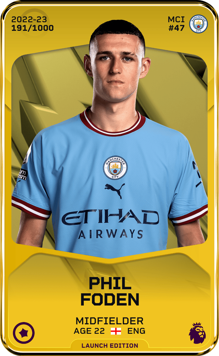 Phil Foden 2022-23 • Limited 191/1000