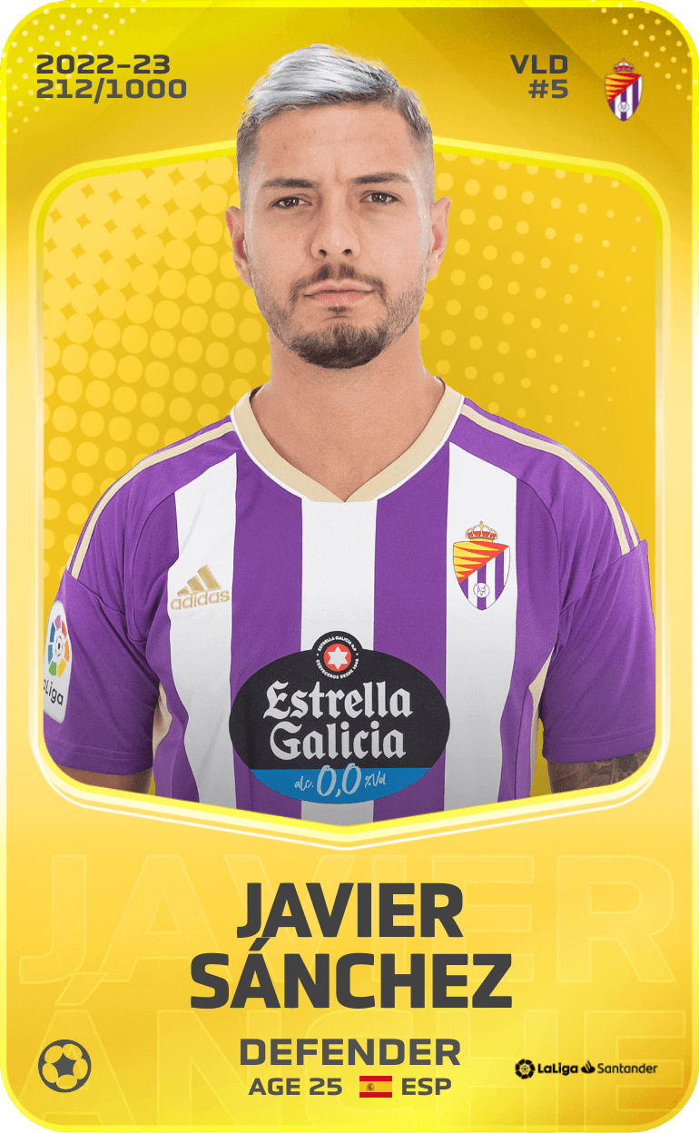 Javier Sánchez 2022-23 • Limited 212/1000