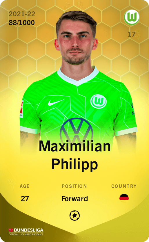 Maximilian Philipp 2021-22 • Limited 88/1000