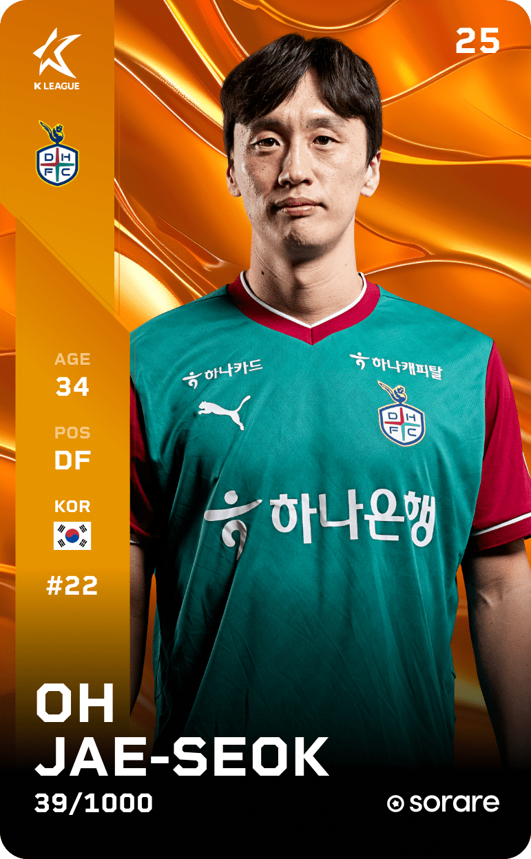 Oh Jae Suk 2025-26 • Limited 39/1000
