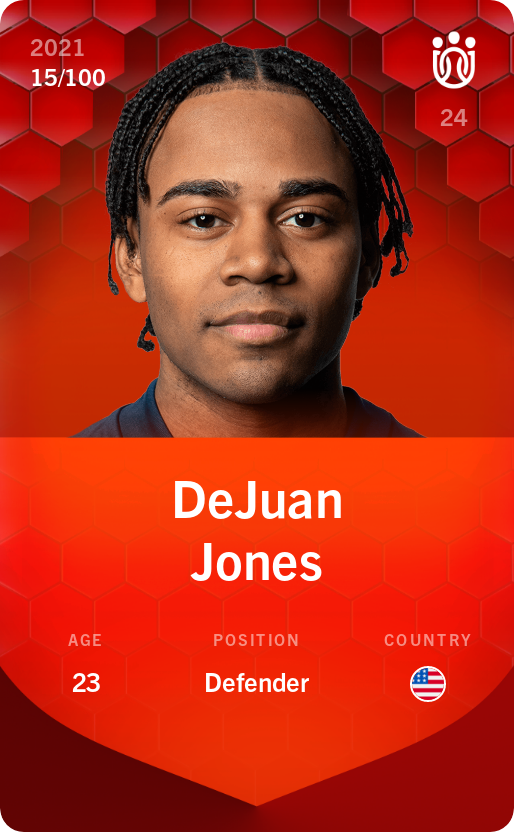 Sorare - Sorare Official - DeJuan Jones 2021-22 • Rare 15/100 - NFT # 98211847335742640461268199190956185999184321210790964571352090376517516602055
