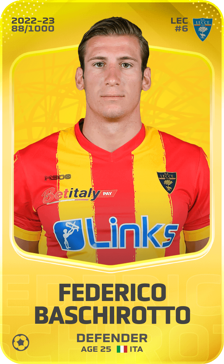 Federico Baschirotto 2022-23 • Limited 88/1000