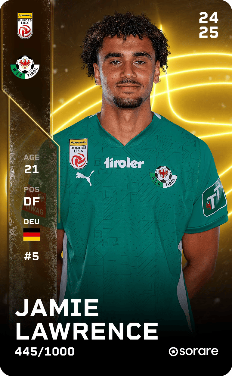 Jamie Lawrence 2024-25 • Limited 445/1000