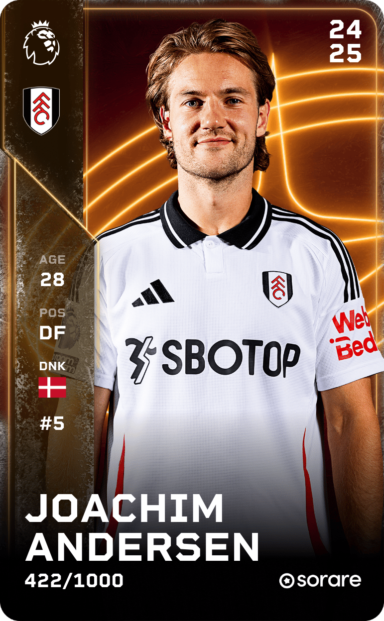 Joachim Andersen 2024-25 • Limited 422/1000
