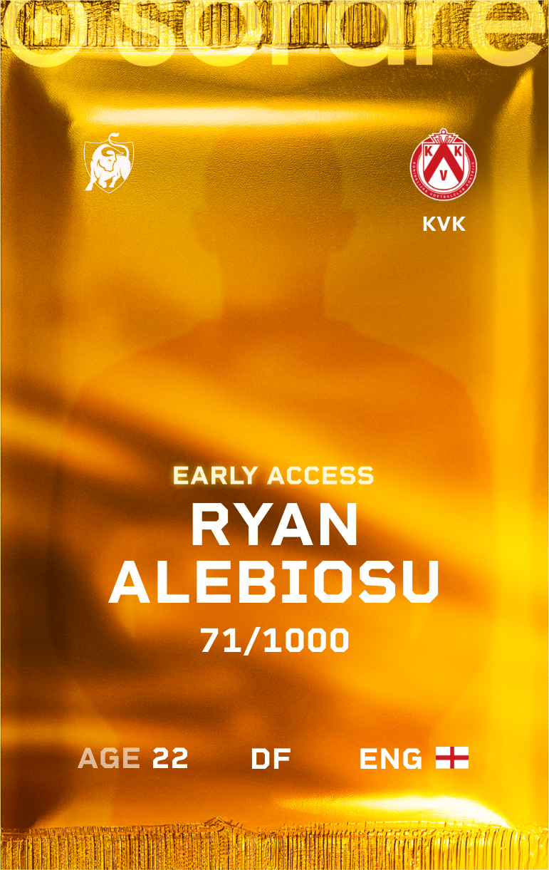 Ryan Alebiosu 2024-25 • Limited 71/1000