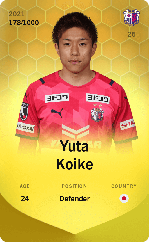 Yuta Koike 2021-22 • Limited 178/1000