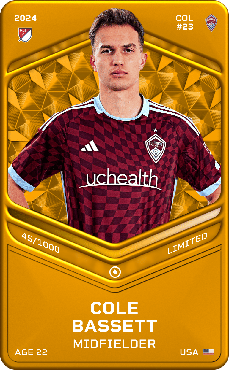 Cole Bassett 2024-25 • Limited 45/1000