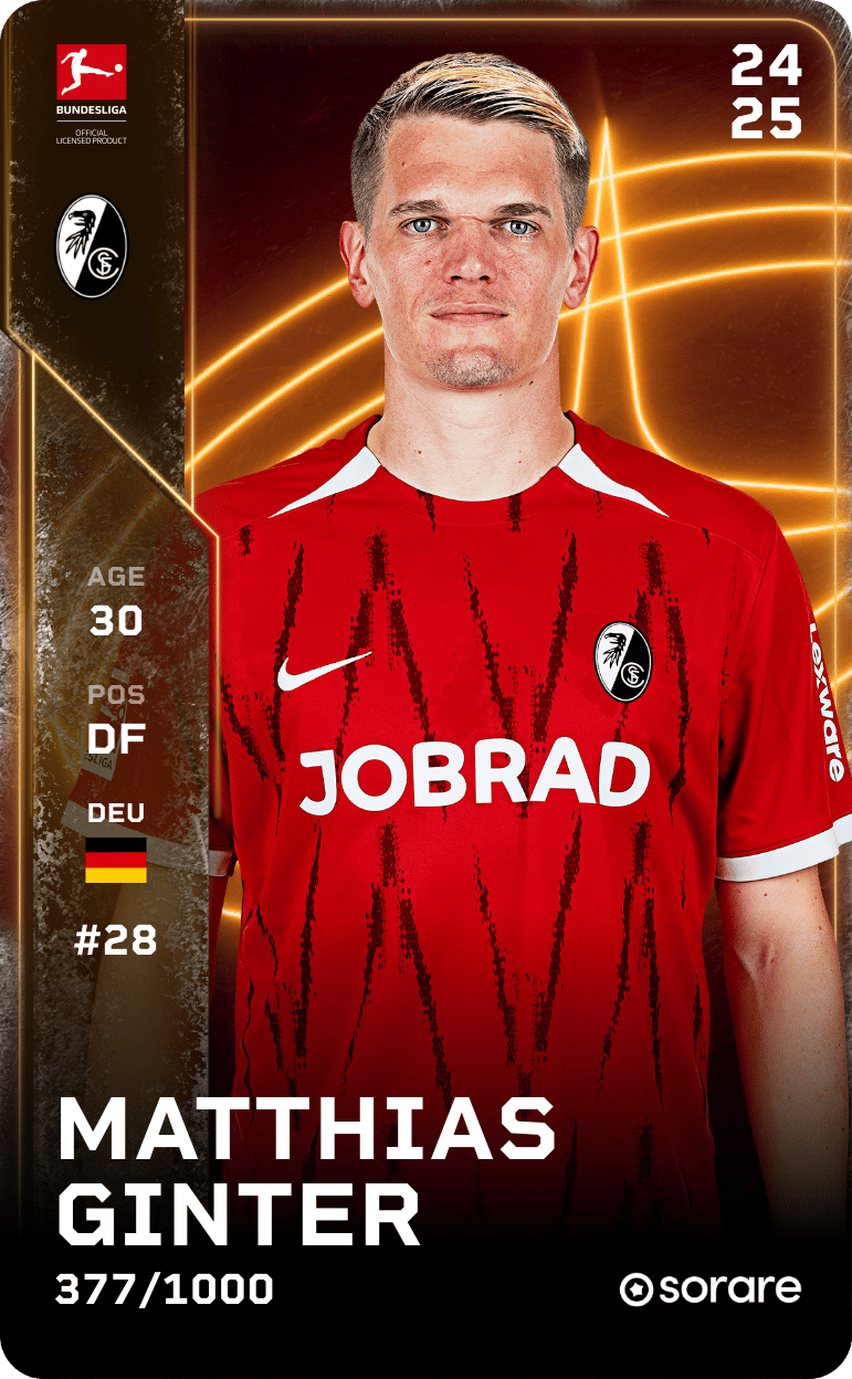 Matthias Ginter 2024-25 • Limited 377/1000