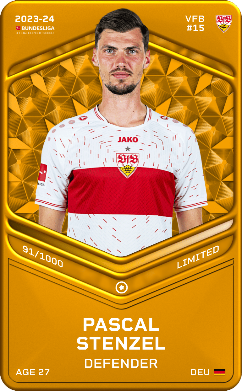 Pascal Stenzel 2023-24 • Limited 91/1000
