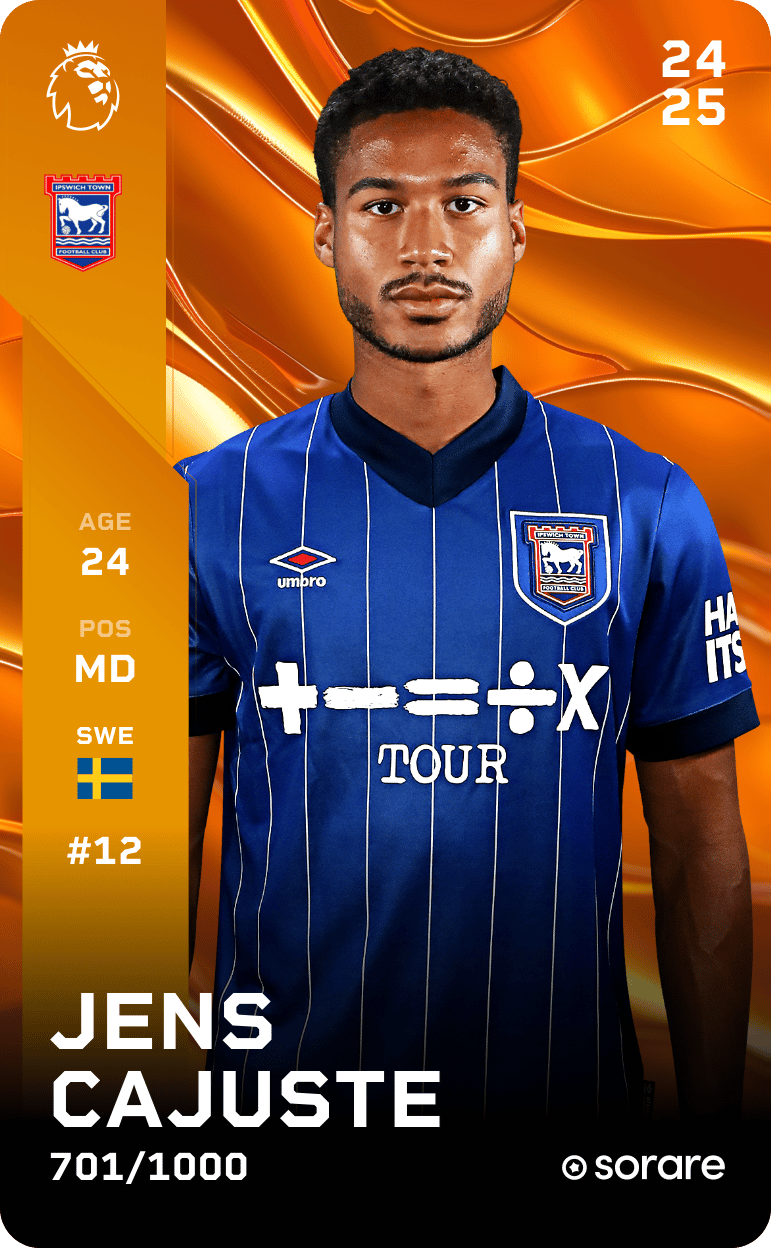 Jens Cajuste 2024-25 • Limited 701/1000