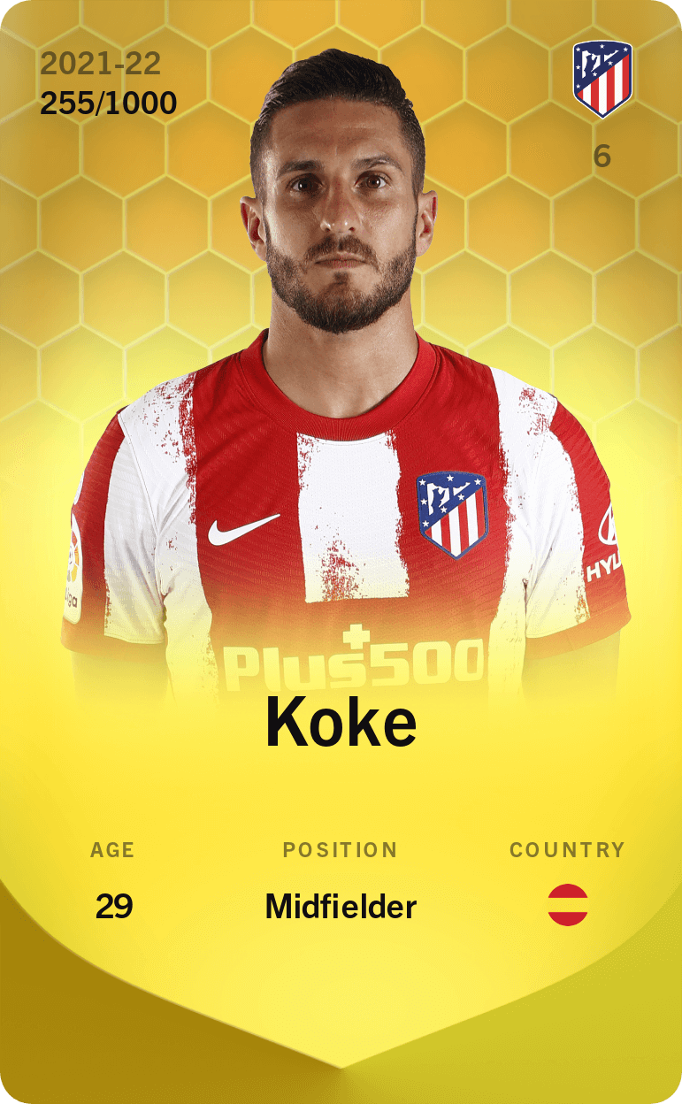 Koke 2021-22 • Limited 255/1000