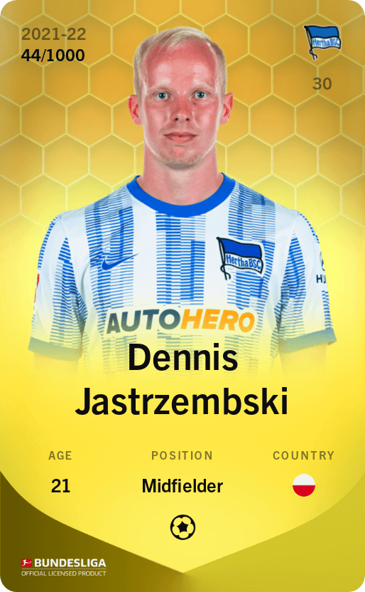 Dennis Jastrzembski 2021-22 • Limited 44/1000