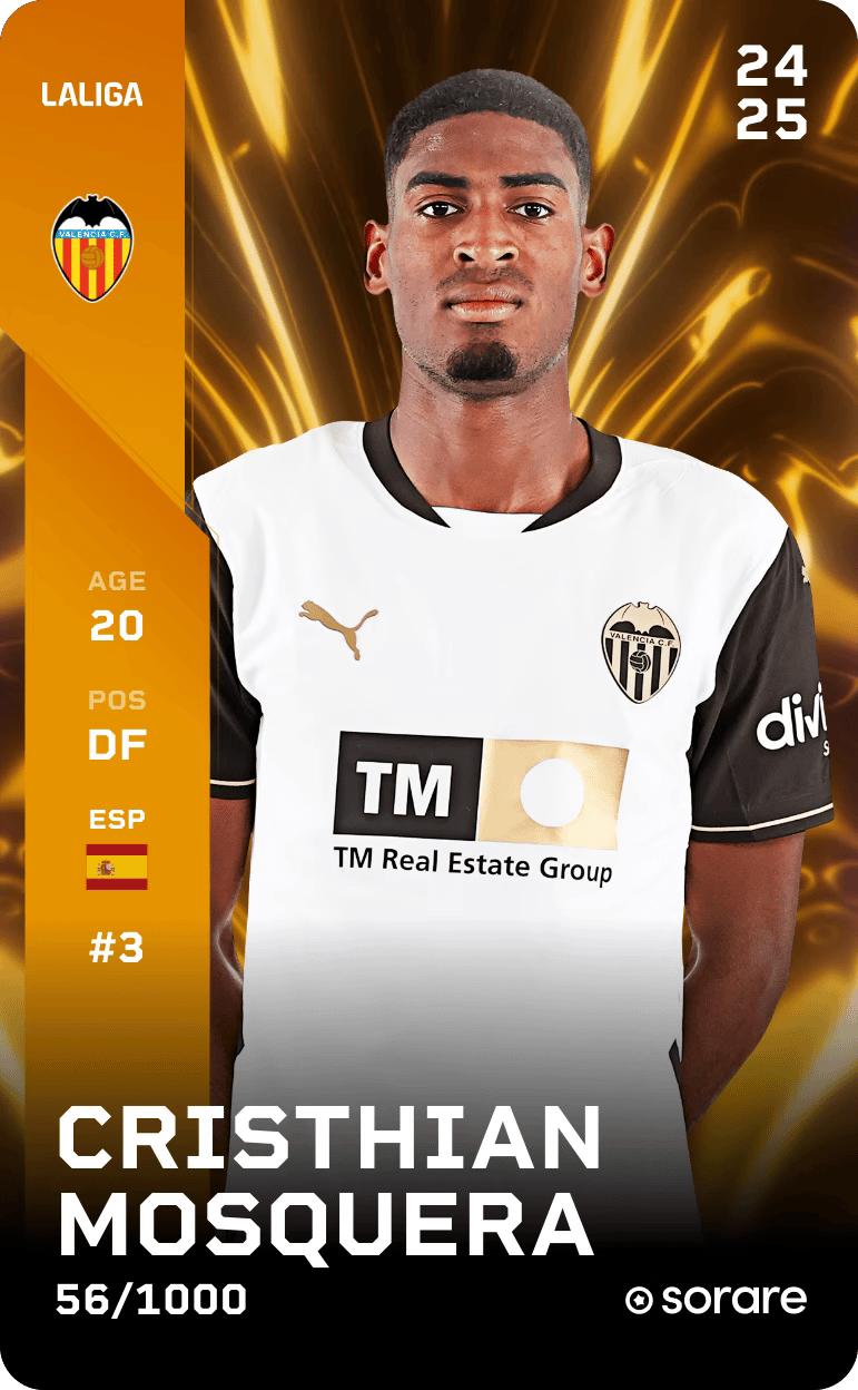 Cristhian Mosquera 2024-25 • Limited 56/1000