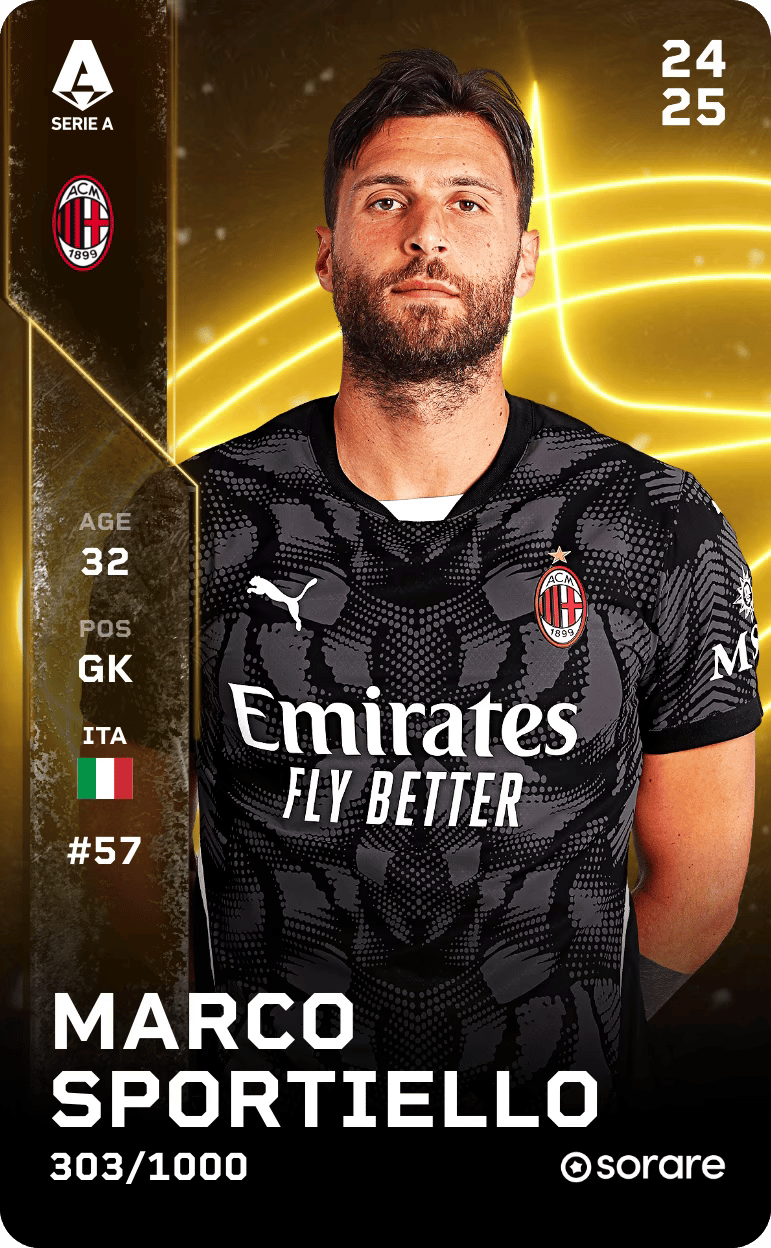 Marco Sportiello 2024-25 • Limited 303/1000
