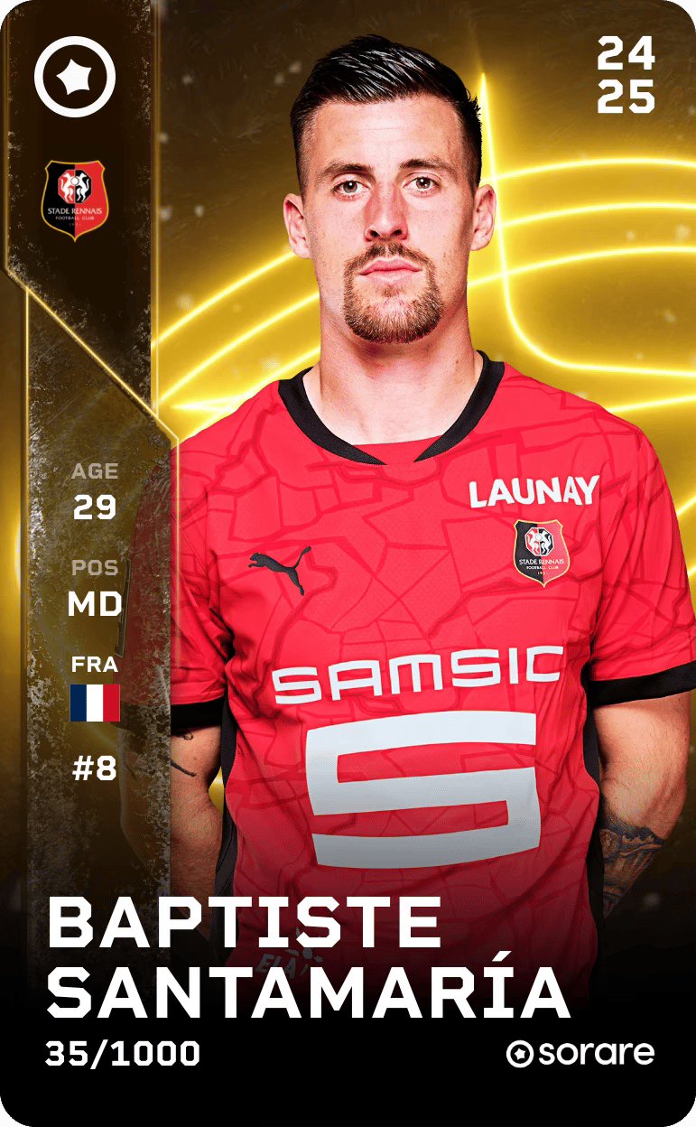 Baptiste Santamaría 2024-25 • Limited 35/1000
