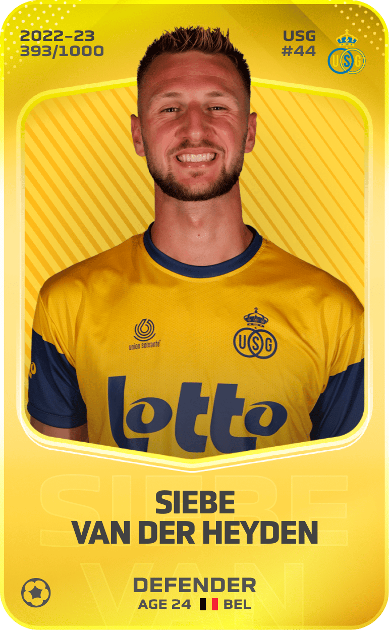 Siebe Van der Heyden 2022-23 • Limited 393/1000