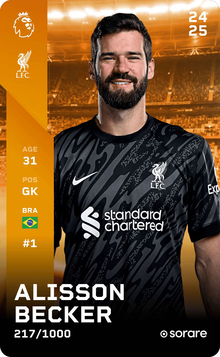 Alisson Becker 2024-25 • Limited 217/1000