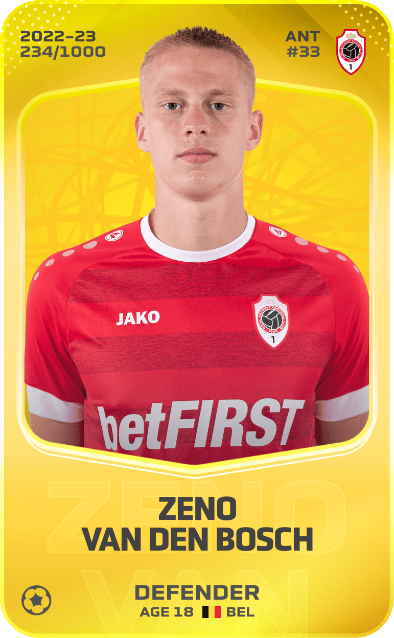 Zeno Van Den Bosch 2022-23 • Limited 234/1000