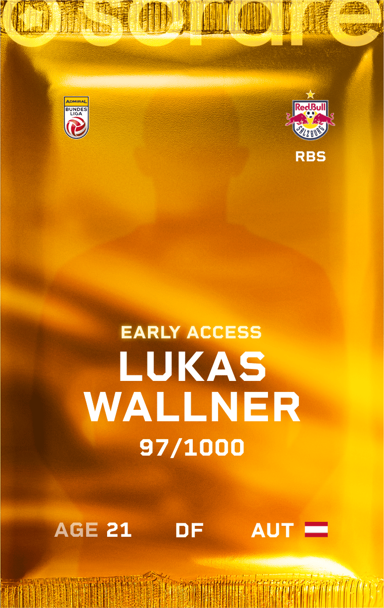 Lukas Wallner 2024-25 • Limited 97/1000