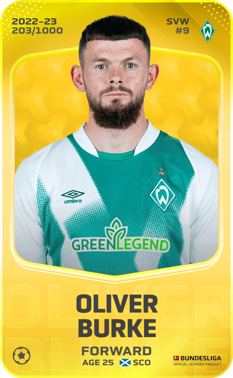 Oliver Burke 2022-23 • Limited 203/1000