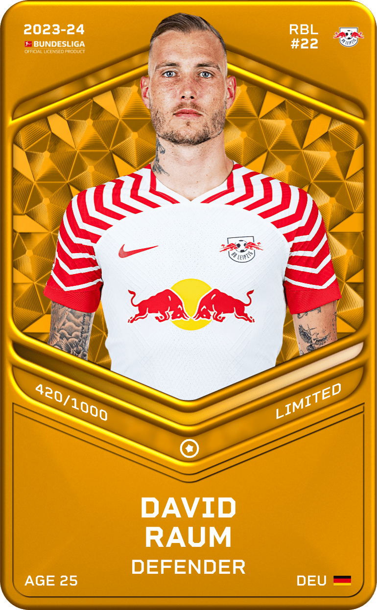 David Raum 2023-24 • Limited 420/1000