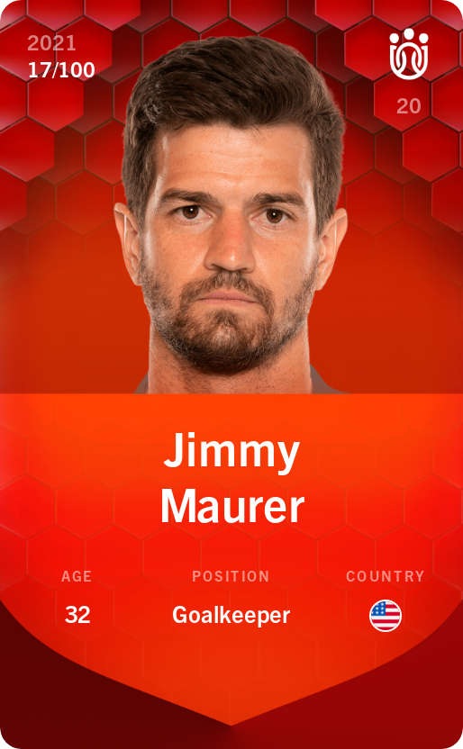 Sorare - Sorare Official - Jimmy Maurer 2021-22 • Rare 17/100 - NFT # 82852638977272193027121048369275248862689301591575957539864608649442540333776