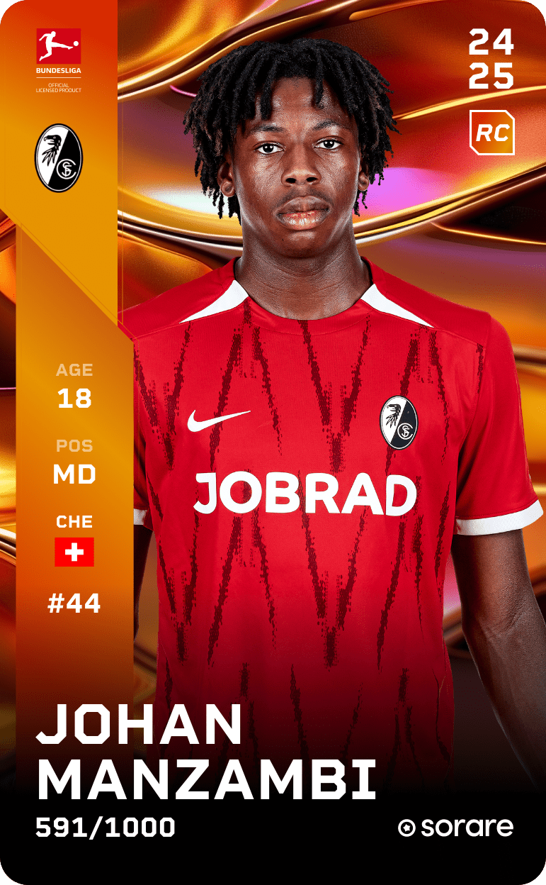 Johan Manzambi 2024-25 • Limited 591/1000