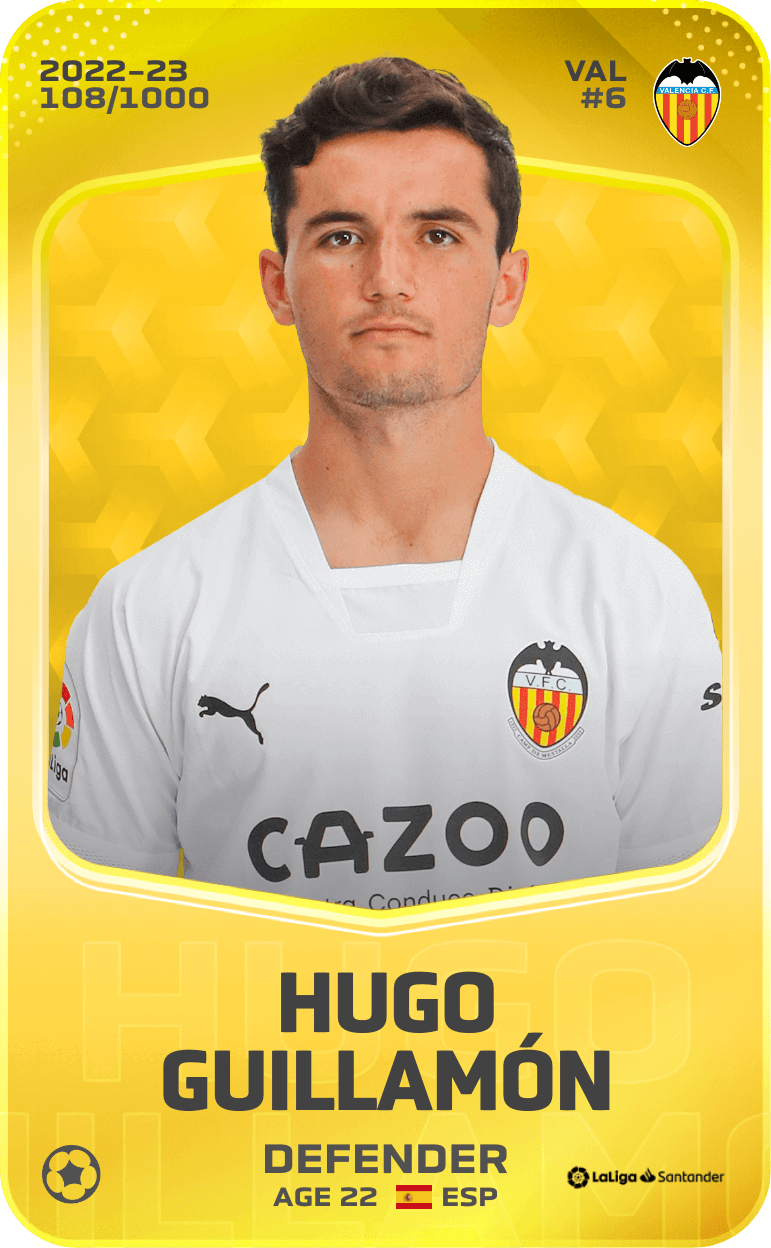 Hugo Guillamón 2022-23 • Limited 108/1000