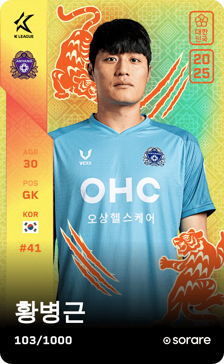Hwang Byeong-Geun 2025-26 • Limited 103/1000