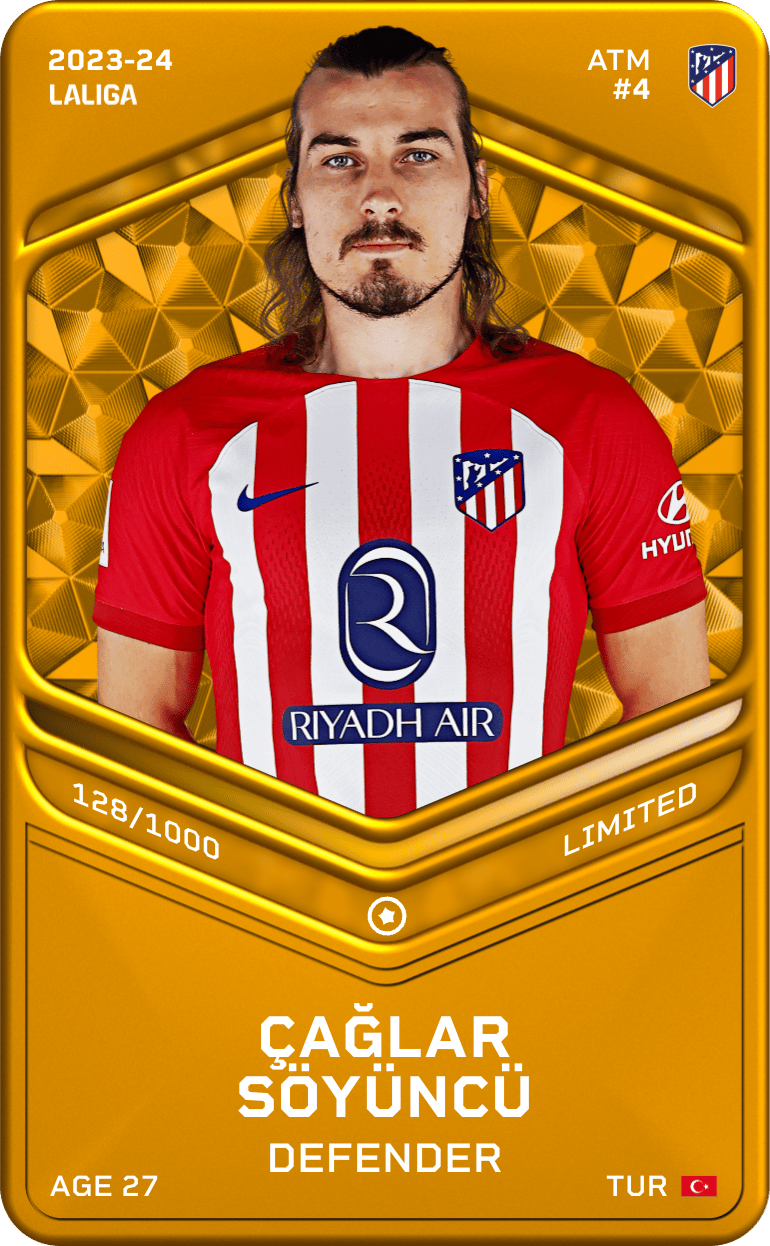 Çağlar Söyüncü 2023-24 • Limited 128/1000