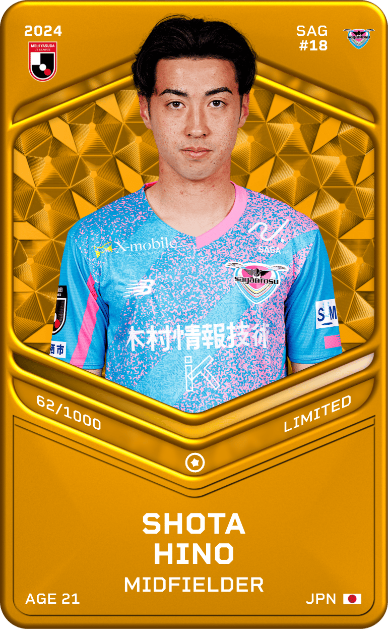 Shota Hino 2024-25 • Limited 62/1000
