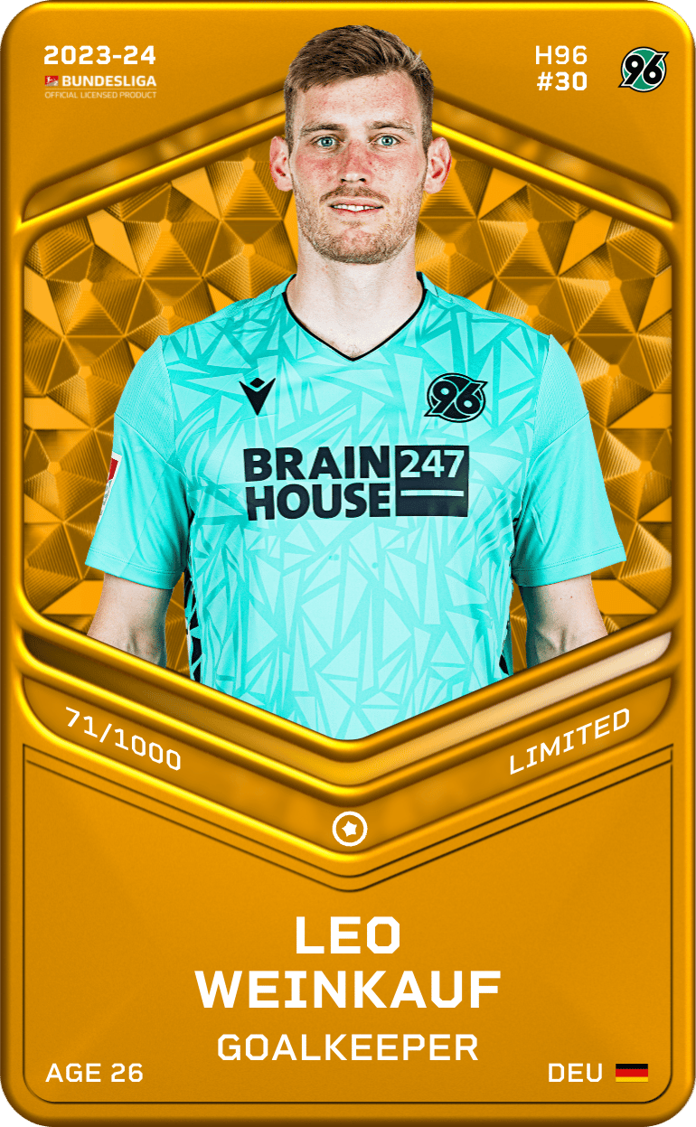 Leo Weinkauf 2023-24 • Limited 71/1000