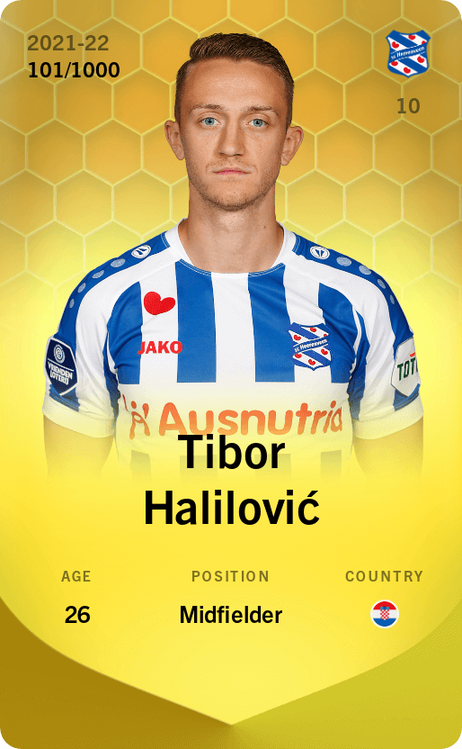 Tibor Halilović 2021-22 • Limited 101/1000
