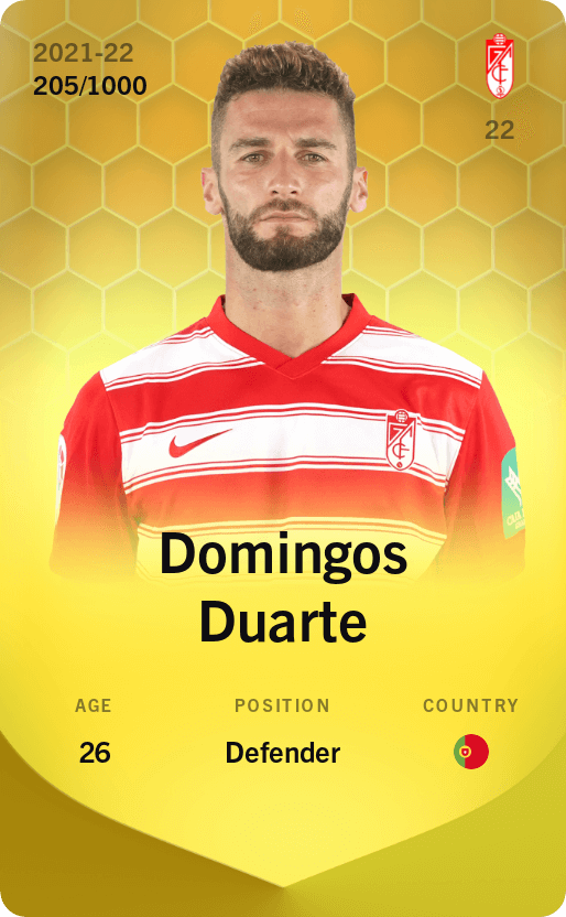 Domingos Duarte 2021-22 • Limited 205/1000