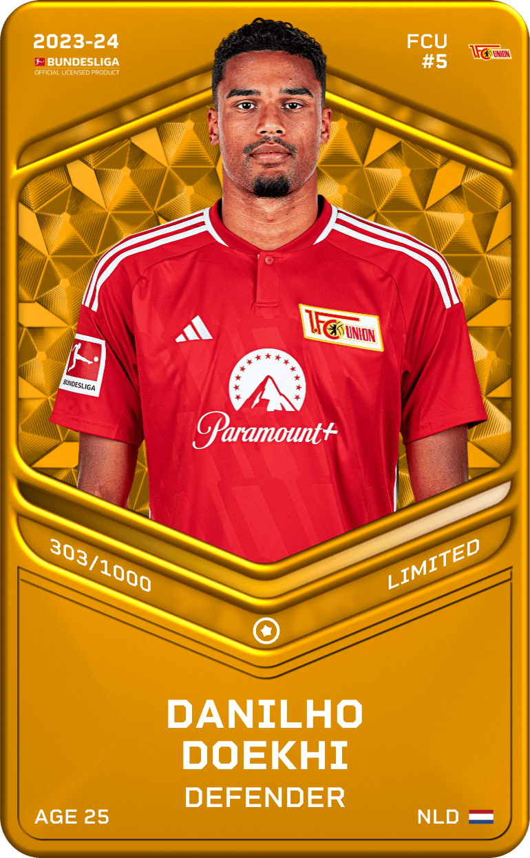 Danilho Doekhi 2023-24 • Limited 303/1000