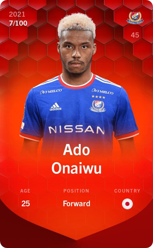 Sorare - Sorare Official - Ado Onaiwu 2021-22 • Rare 7/100 - NFT # 100027380502473337715228244400709112285782917703094067649991182954228185235490