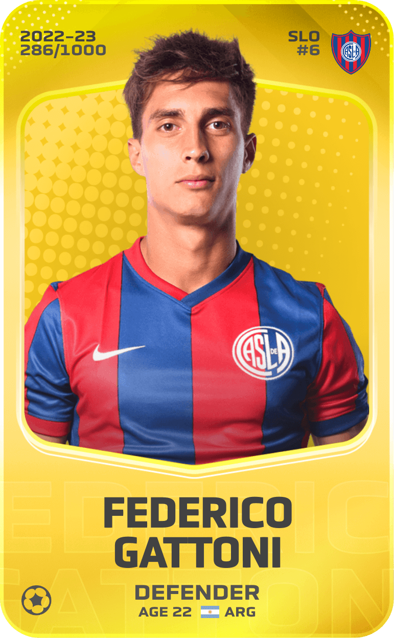 Federico Gattoni 2022-23 • Limited 286/1000