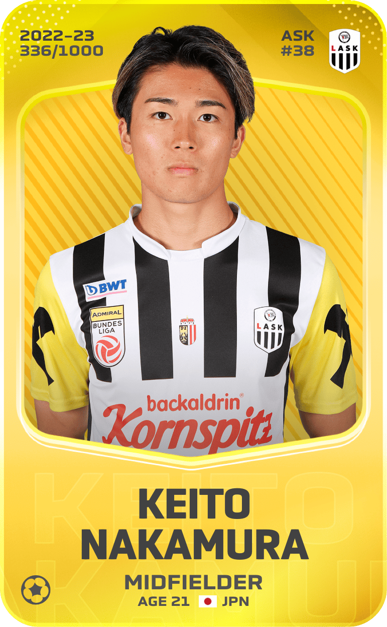 Keito Nakamura 2022-23 • Limited 336/1000