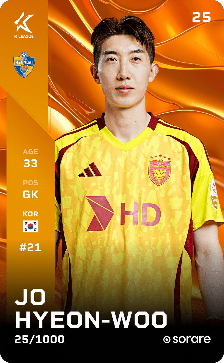 Jo Hyeon-Woo 2025-26 • Limited 25/1000