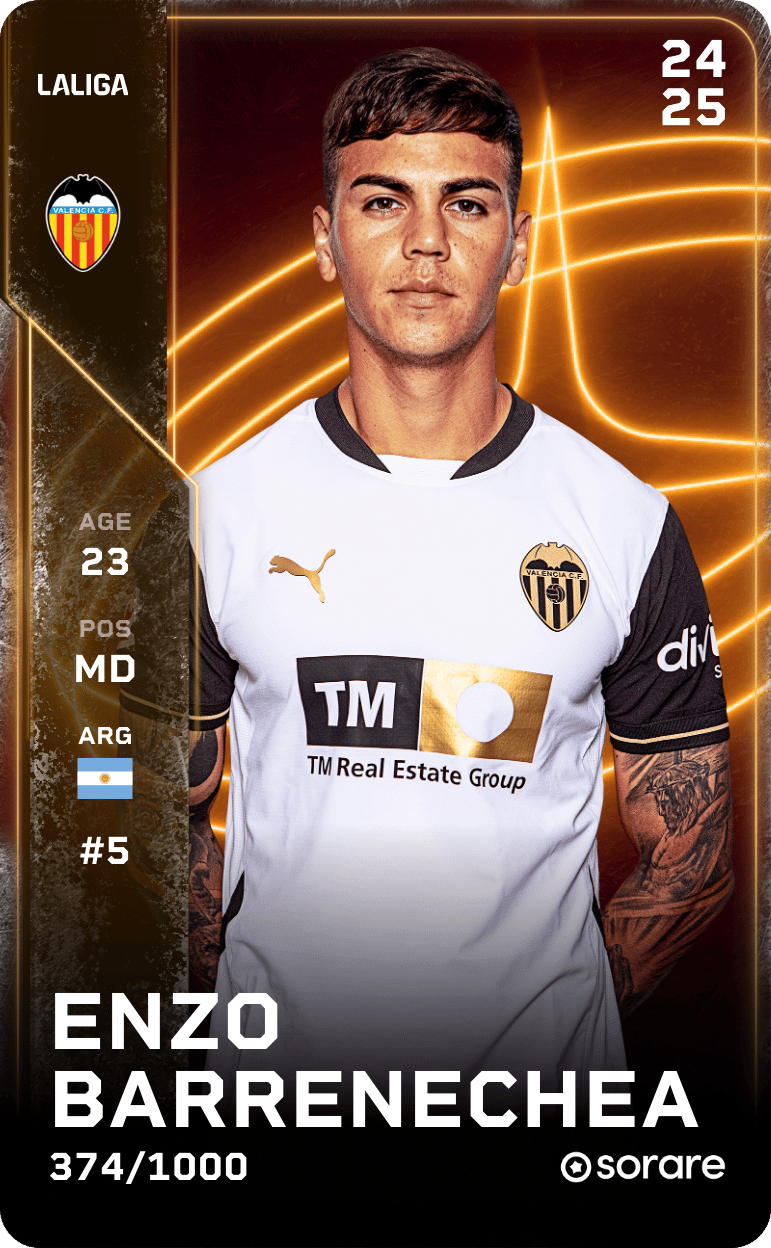 Enzo Barrenechea 2024-25 • Limited 374/1000