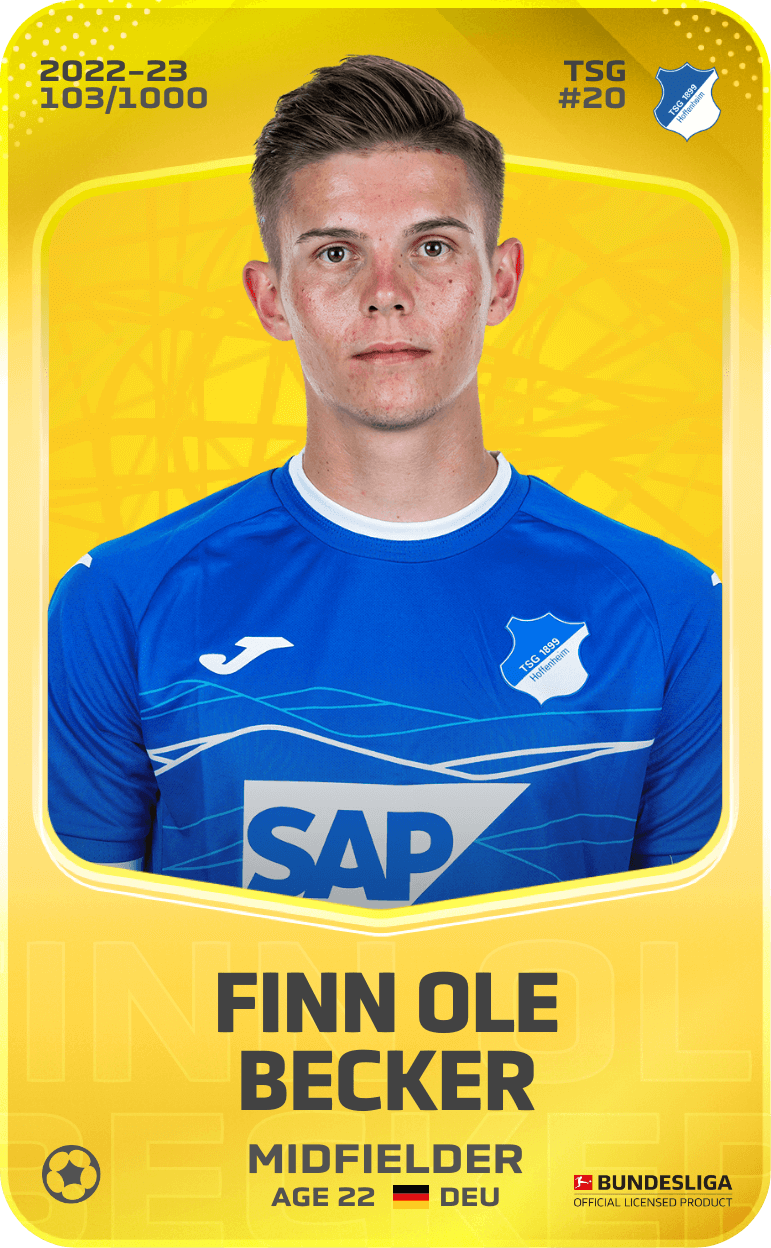 Finn Ole Becker 2022-23 • Limited 103/1000