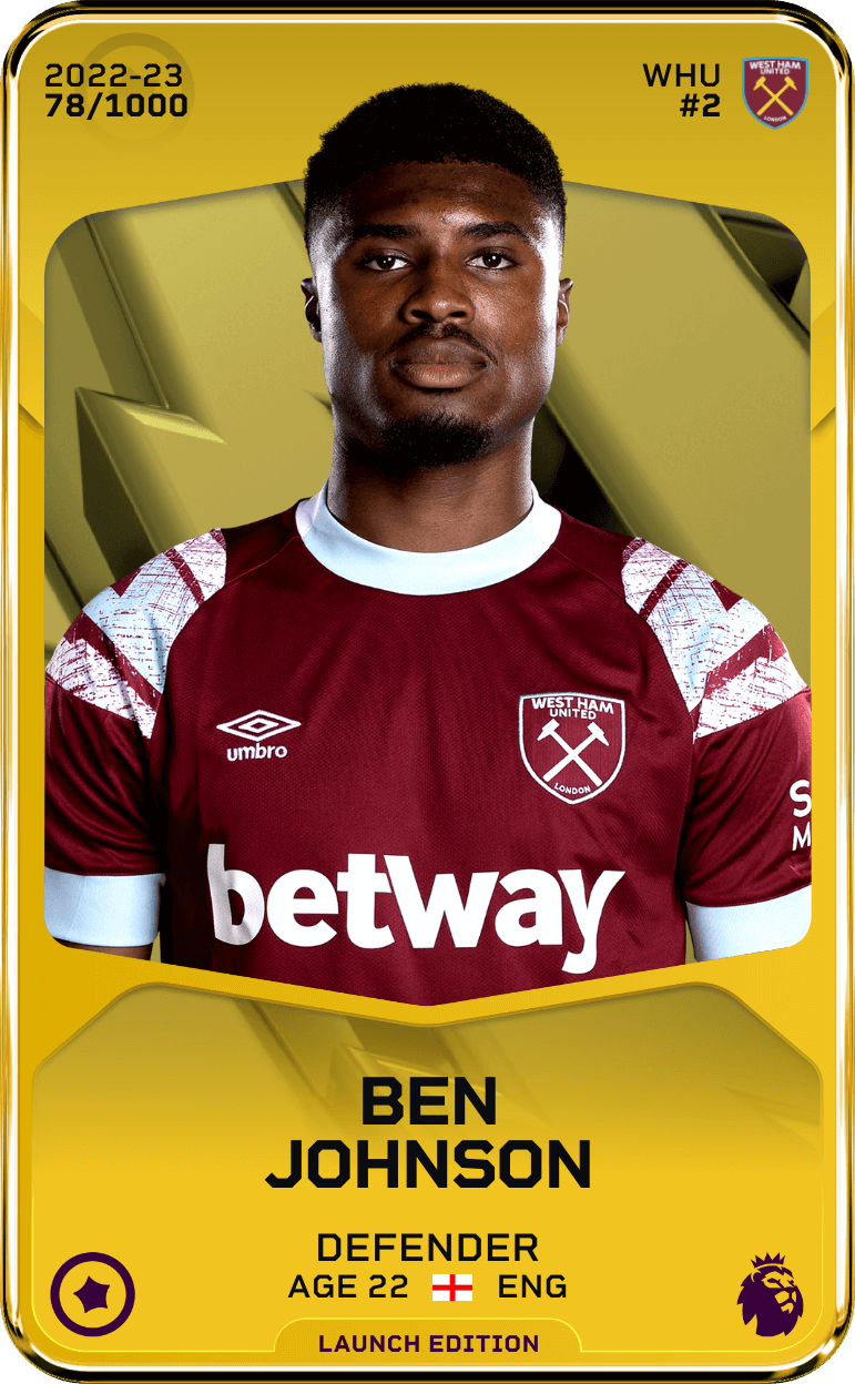 Ben Johnson 2022-23 • Limited 78/1000