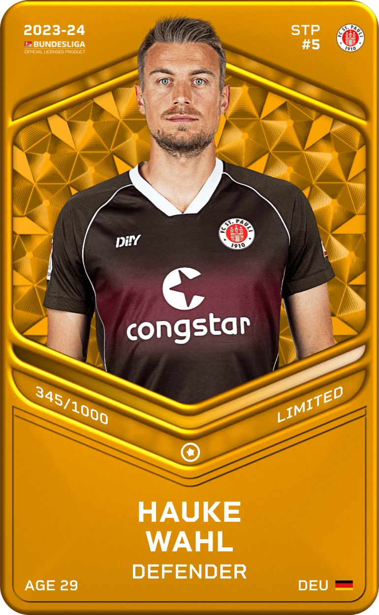 Hauke Wahl 2023-24 • Limited 345/1000