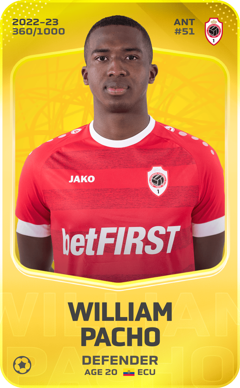 William Pacho 2022-23 • Limited 360/1000